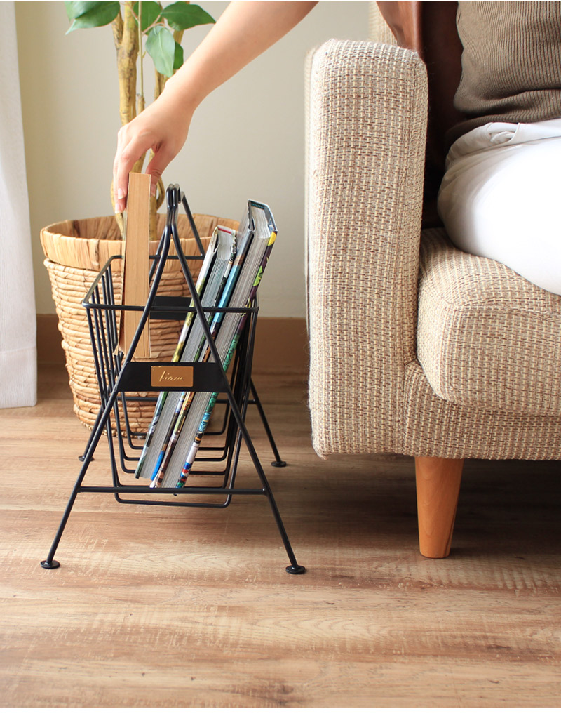 楽天市場 あす楽 メーカー直送 Andrew アンドリュー マガジンラックアイアン スリム 北欧 薄型 カゴ コンパクト 本 雑誌 収納 おしゃれ ビンテージ 男前 ブラック 黒 カジュアル ブルックリン インダストリアル ミッドセンチュリー モダン 雑貨 Lj らぐー