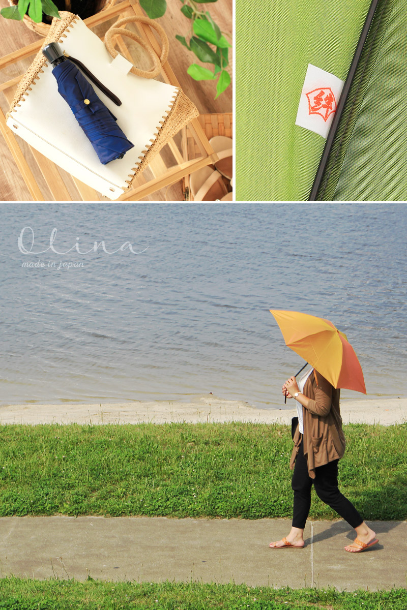 代引不可 楽天市場 メーカー直送 送料無料 代引不可 Olina オリナ 折りたたみ傘 6本骨軽量 レディース 折り畳み傘 カバー コンパクト 日本製 婦人傘 かわいい ケース 敬老の日 プレゼント 誕生日 お祝い返し オレンジ グリーン ブルー ホワイトデー Leo らぐー