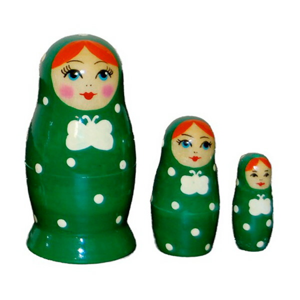 楽天市場】動物マトリョーシカ「うさぎ」3個組 約6.5cm