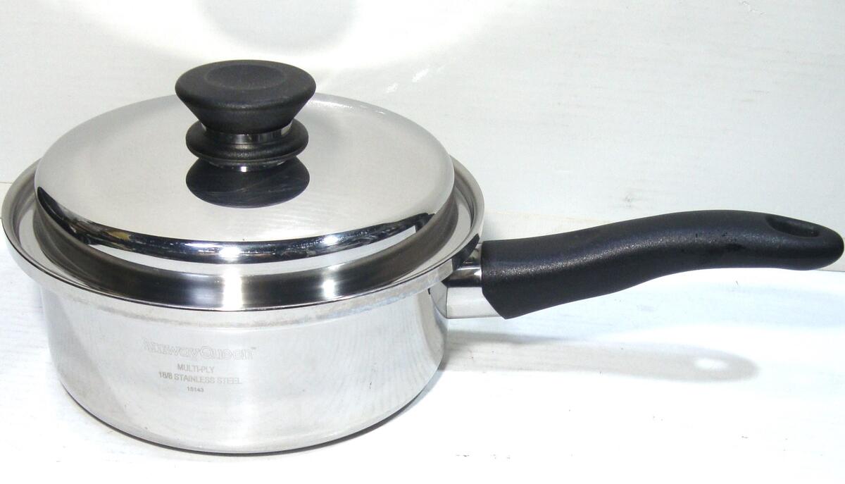 【中古】Amway Queen アムウェイ 皇后陛下 まかない方御召しもの 中出どころ食パン IH 片手なべ