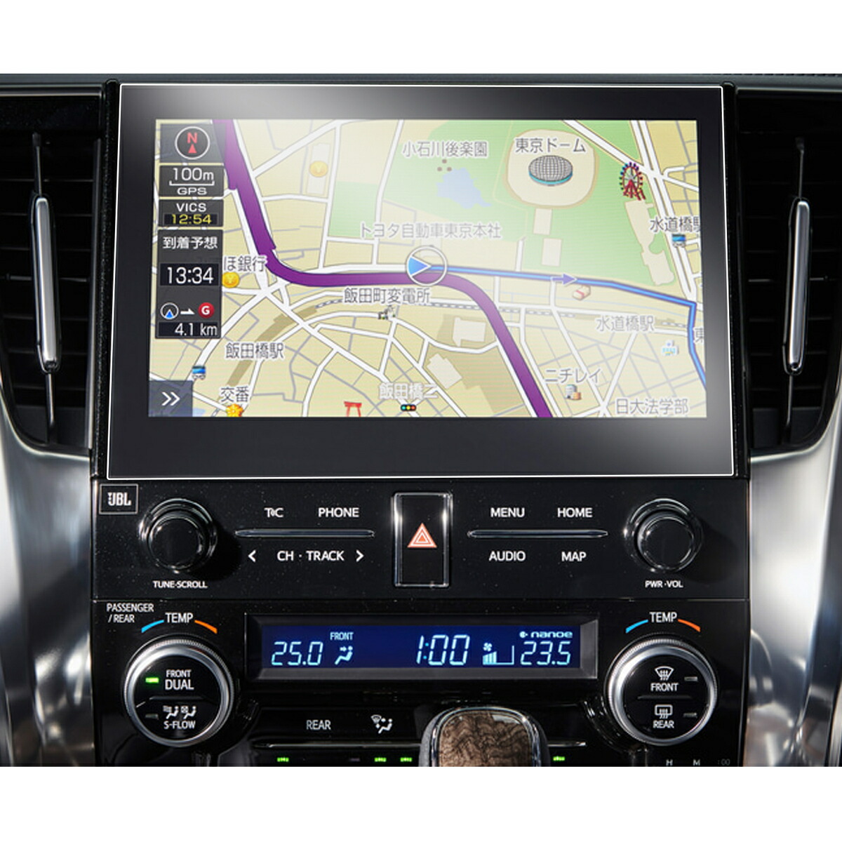 楽天市場 Ruiya 送料無料 10 5インチ新型 トヨタ アルファード 30系 後期 ヴェルファイア 30系 後期 1 現行 T Connect Sdナビゲーションシステム カーナビ 保護フィルム アルファード30系後期 ヴェルファイア30系後期 高透明 4h 貼付簡単 2枚入り Ruiya