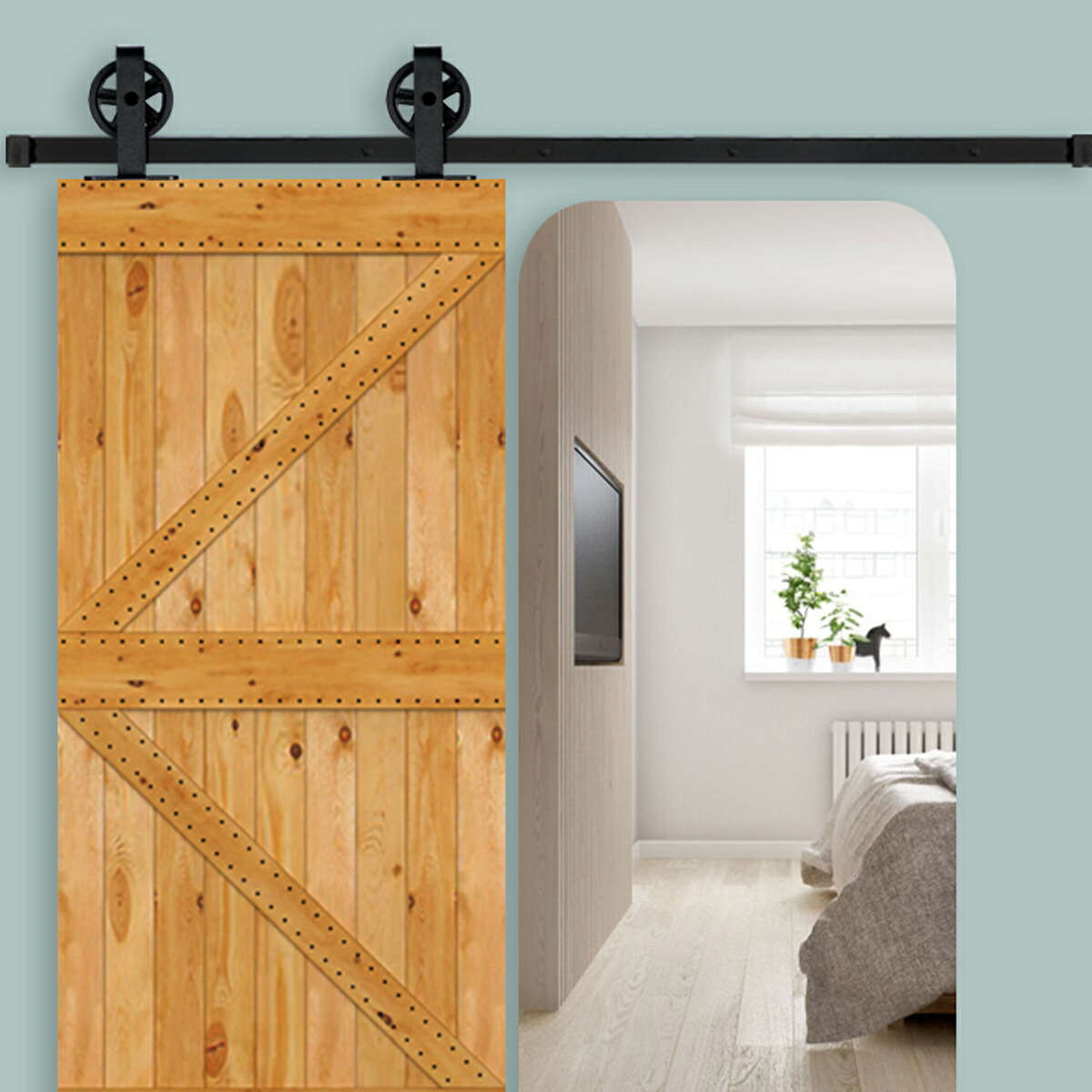 収納建具 アウトセット 省スペース バリアフリーのスライドドアで簡単リフォーム 木製建具 車輪 トイレ T字 内装ドア 室内ドア Barn 収納 トラック 室内ドア 上部固定 Door デザイン 1 500mm リビング バーンドア ホイール ダイニング 吊り アウトセット 玄関 片引き戸