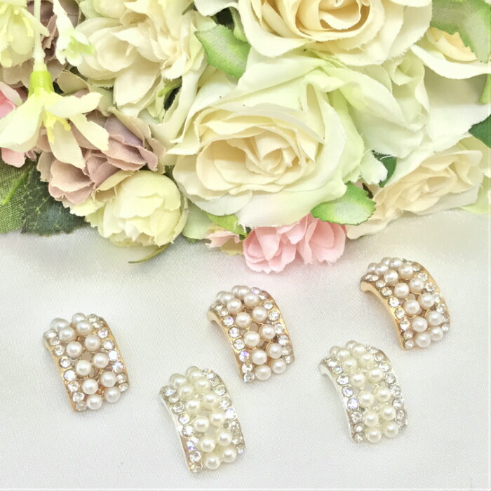 楽天市場】【7/25限定 全品P5倍】リボンセンターパーツ 5mm 10mm