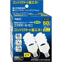 楽天市場】【在庫あり】 NEC コスモボールミニ 60W形電球形蛍光灯 口金
