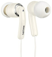 【在庫限り】 ヘッドフォン インイヤーカナル式 ホワイト SHE9711