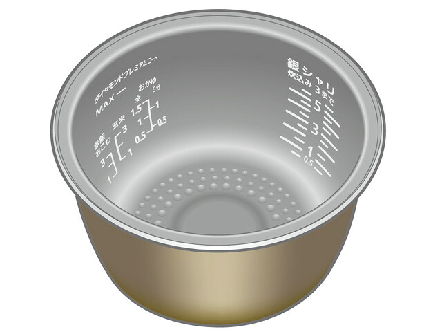 【在庫あり】 パナソニック 炊飯器用内釜 ARE50-H62|ルクス