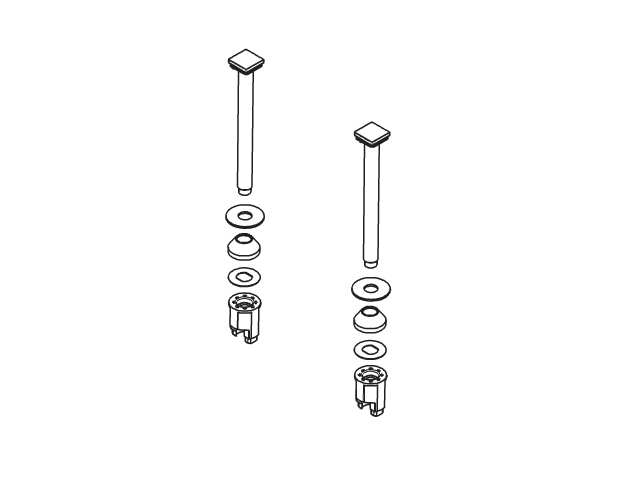 パナソニック 温水洗浄便座用取付ボルトセット 2本入り ADL55BWZE4C0 【SALE／73%OFF】