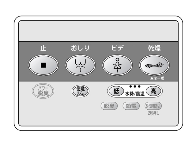 【在庫あり】　パナソニック　温水洗浄便座用リモコン　CH4674150