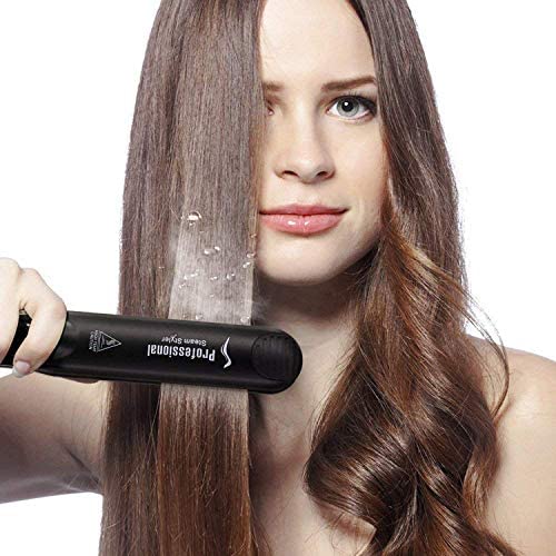 楽天市場 スチームヘアアイロン ストレートヘアアイロン カール両用 2wayヘアアイロン マイナスイオン セラミックコーティング トルマリン 初心者用 使いやすい Rumay