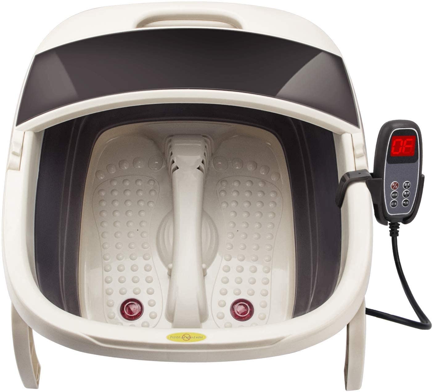 【楽天市場】フットバス リモコン付き 折りたたみ マッサージ 保温機能 保温フットバス 足つぼ 足湯 足つぼバブルジェット付 保温フットバス器