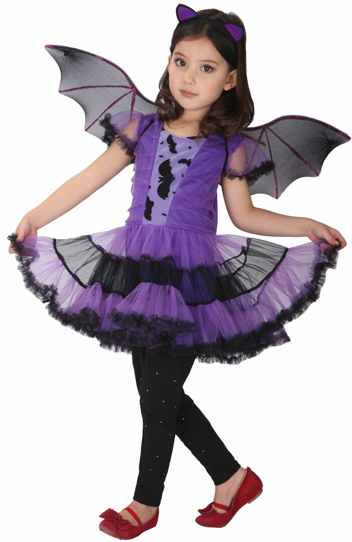 売れ筋がひクリスマスプレゼント！ ハロウィン 衣装 コスプレ 子供 女の子 キッズ bat Witch 吸血鬼 子供用 ウィッチガール 悪魔 魔女  デビル コスチューム 仮装 ハロウィンコスプレ ハロウィン衣装 キッズコスチューム 可愛い 小悪魔 魔女ハット qdtek.vn