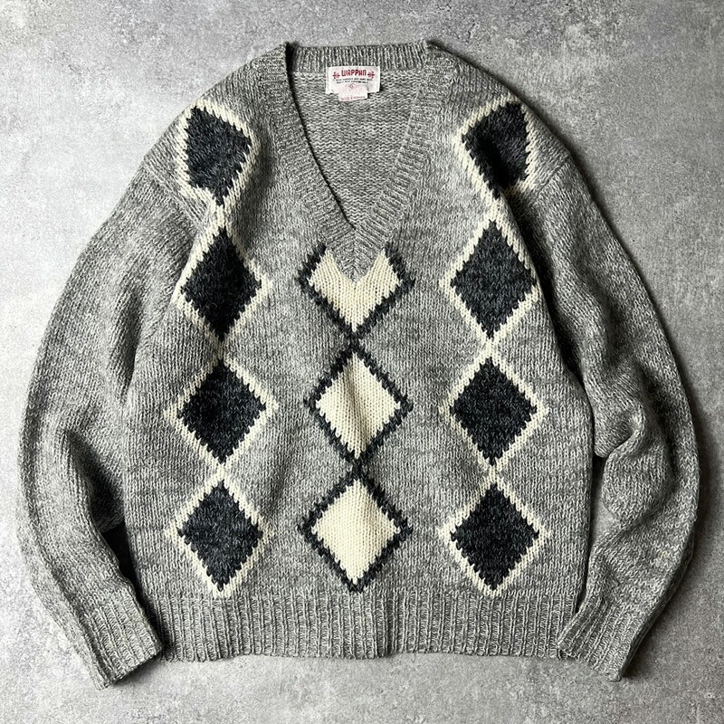 楽天市場】60's~ ☆ Unknown Vネック 毛長 モヘア ニット