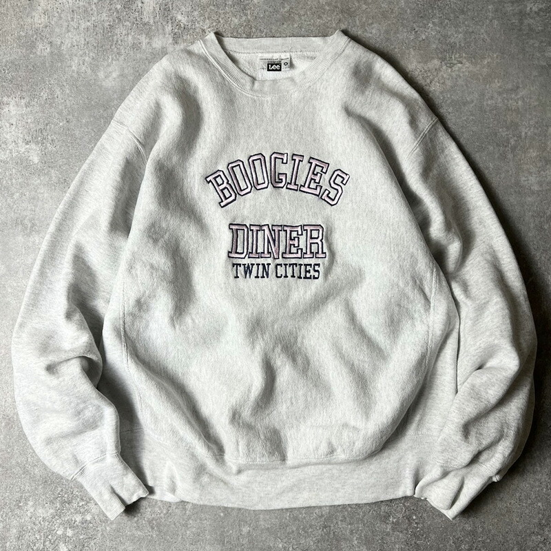 Prps スウェット トレーナー L US グレー 黒 アメカジ 80s 90s f060304-08_1.jpg