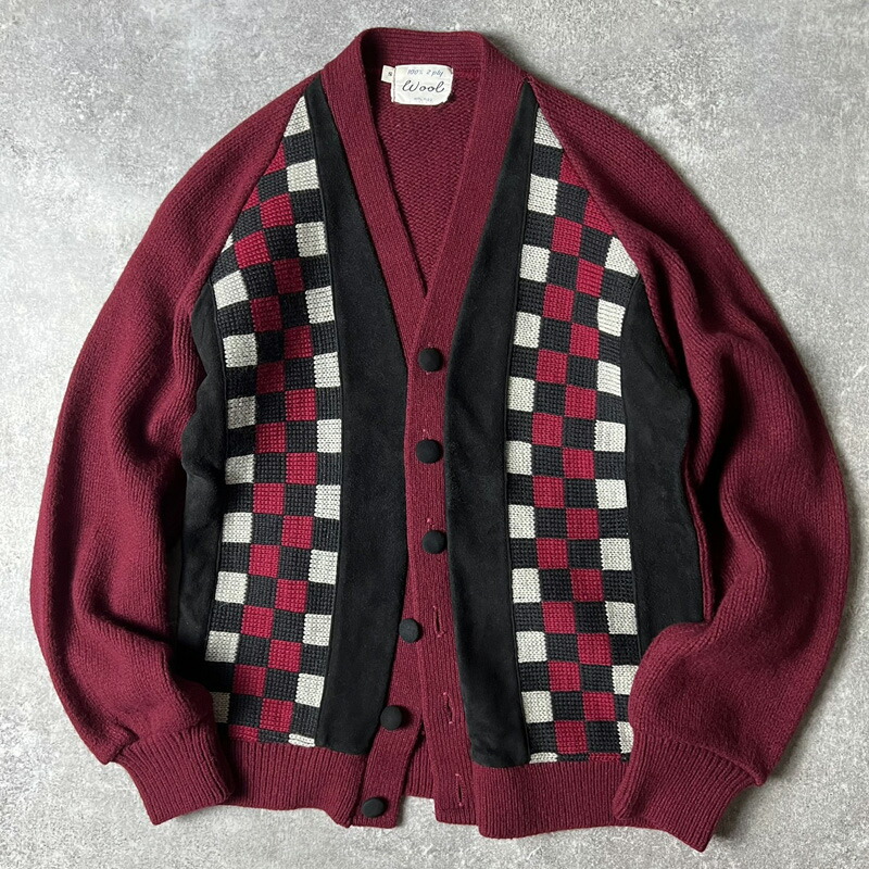 MILWAUKEE KNIT 60s ビンテージ モヘヤカーディガン 小さめ 60s milwaukee knit Mohair Wool Cardigan （M） | Wonder Wear