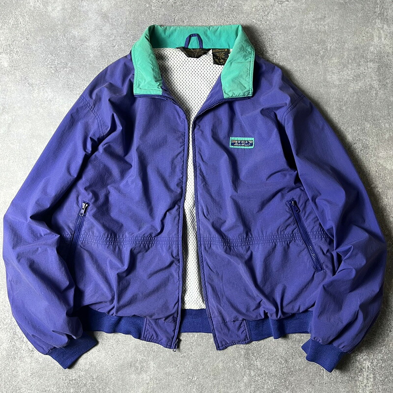 佇まい系 80s 黒下げ札 Eddie Bauer メッシュ ラインドライブ付き添い人 ナイロン 上衣 XXL / 80日にち ビンテージ エディーバウアー 【中古】 古着 亜米利加古着 USED ユーズド 中古 VINTAGE US古着 アメカジ コート・ジャケット-メンズファッション