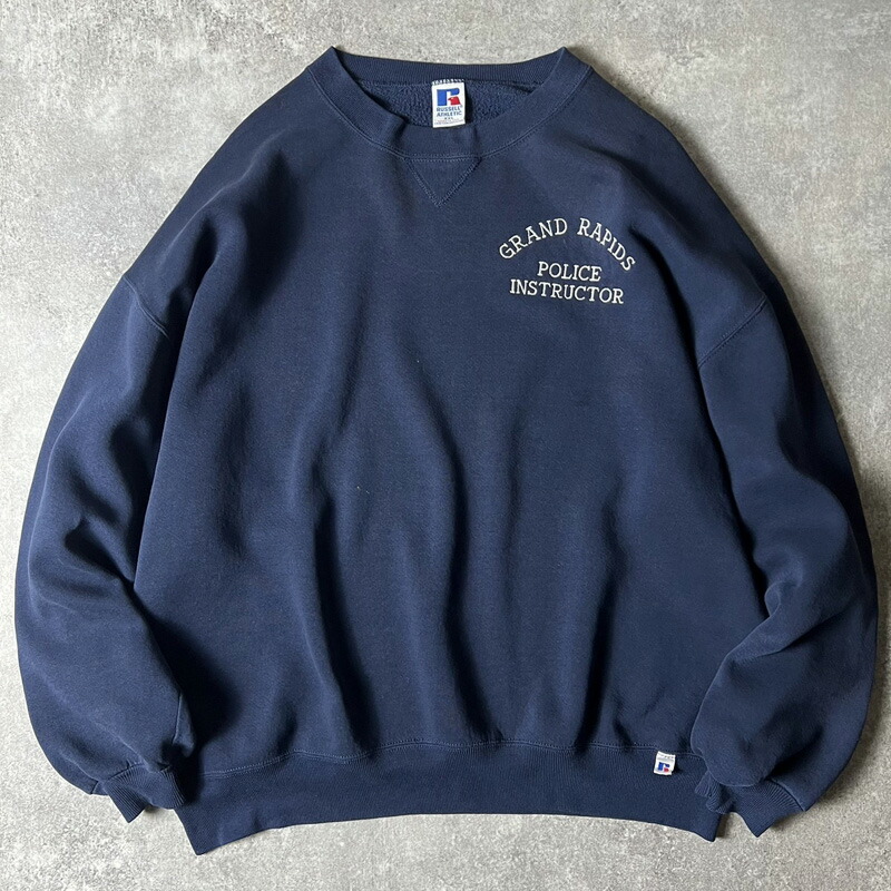 楽天市場】90s RUSSELL カレッジ ロゴ 刺繍 スウェット