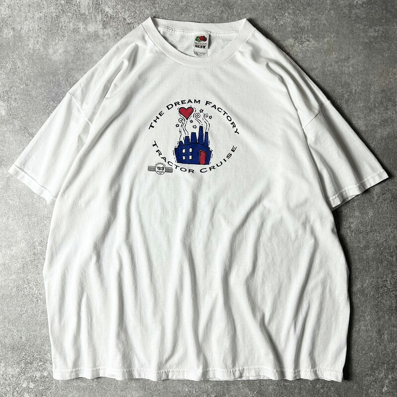 00s 企業物 両面 フェス プリント 半袖 Tシャツ 3XL / 00年代 オールド 企業 イベント ホワイト 白 【中古】 古着 アメリカ古着 USED ユーズド 中古 VINTAGE US古着 アメカジ｜US古着 RUMRAGE 店