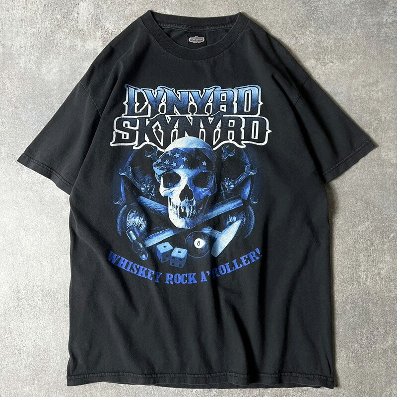 最終値下！1987年レイナードスキナード　ツアーTシャツ　ビンテージ Vintage Lynyrd Skynyrd 1987 Tribute 10 Years Later T-shirt