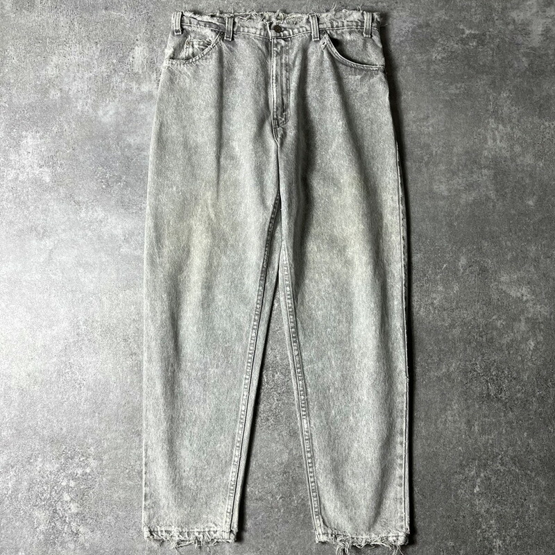 雰囲気系 90s USA製 Levis 550 0261 ケミカルウォッシュ デニム パンツ 35 30 / 90年代 リーバイス アメリカ製 オールド ジーンズ ジーパン 【中古】 古着 アメリカ古着 USED ユーズド 中古 VINTAGE US古着 アメカジ
