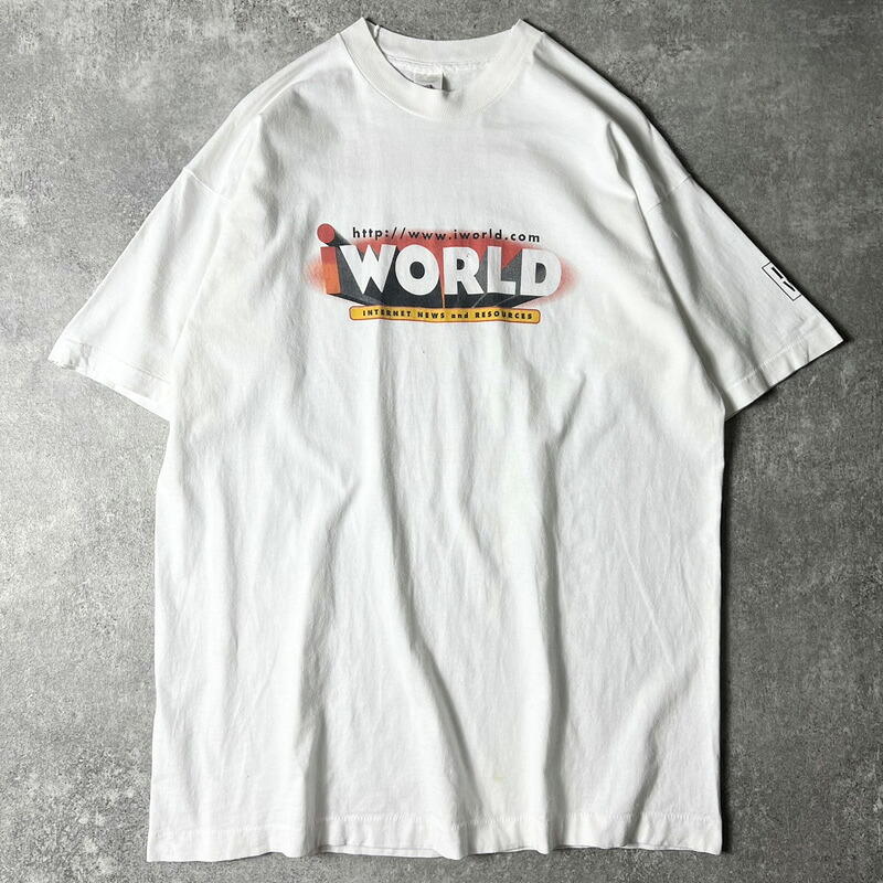 90s Internet 1996 ワールド ツアー 両面 プリント 半袖 Tシャツ XL / 90年代 オールド バンド インターネット シングル 【中古】 古着 アメリカ古着 USED ユーズド 中古 VINTAGE US古着 アメカジ｜US古着 RUMRAGE 店