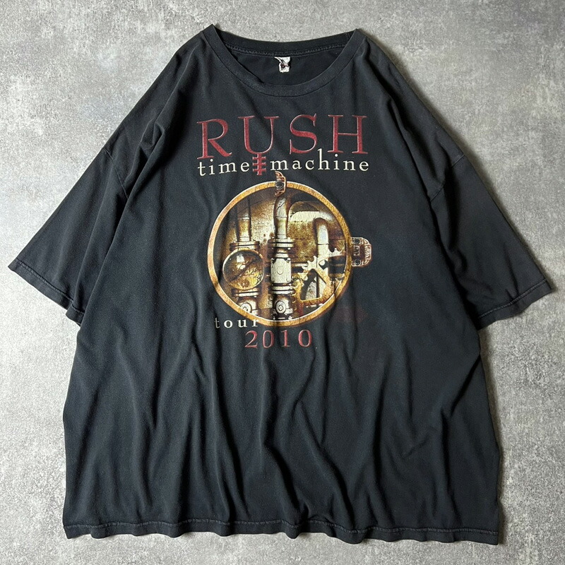 楽天市場】2010 RUSH オフィシャル Time Machine ツアー 両面 プリント 半袖 Tシャツ / オールド ラッシュ バンド バンT  ブラック ビッグサイズ : US古着 RUMRAGE 楽天市場店