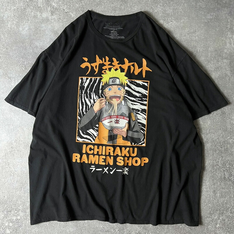 NARUTO ナルト　疾風伝　アニメ　総柄　tシャツ vintage Naruto Shippuden - AOP all over print New Vintage Anime T