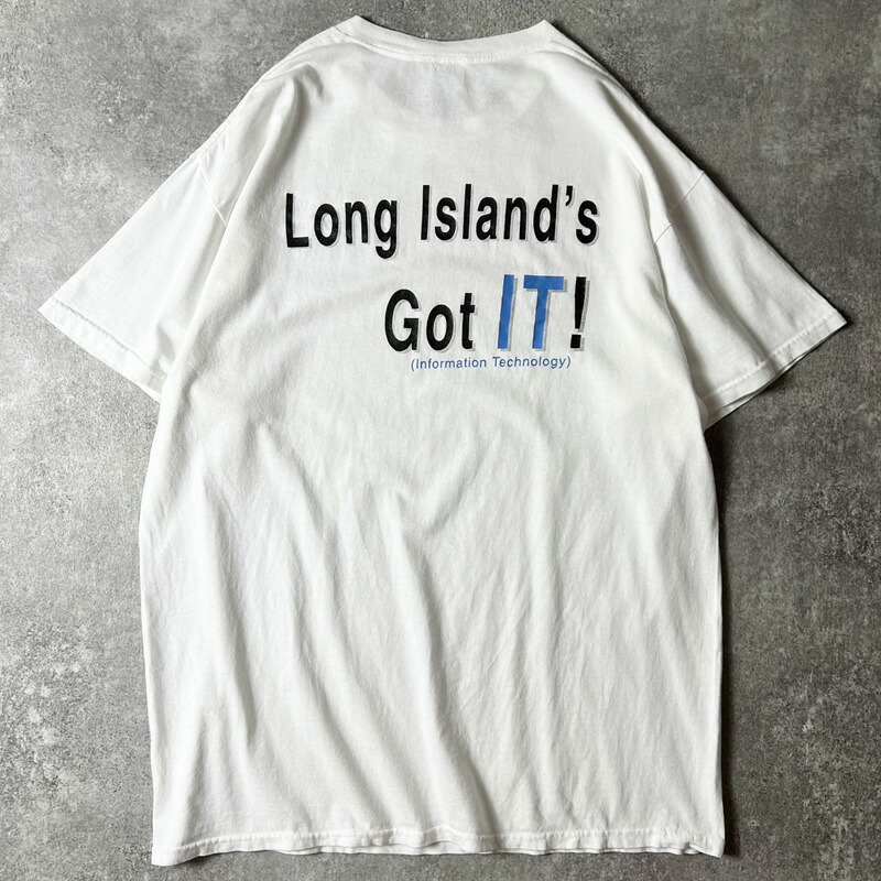 90s LISTnet 両面 企業物 プリント 半袖 Tシャツ XL / 90年代 オールド 企業 ホワイト 白 【中古】 古着 アメリカ古着 USED ユーズド 中古 VINTAGE US古着 アメカジ 7,977円