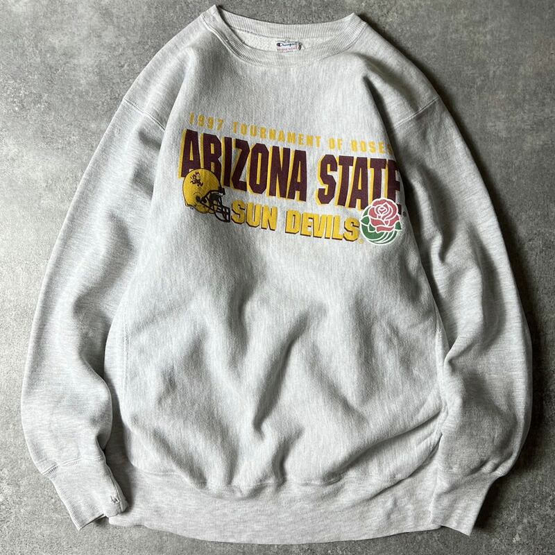 楽天市場】90s トリコタグ Champion 企業 ロゴ 刺繍 リバースウィーブ