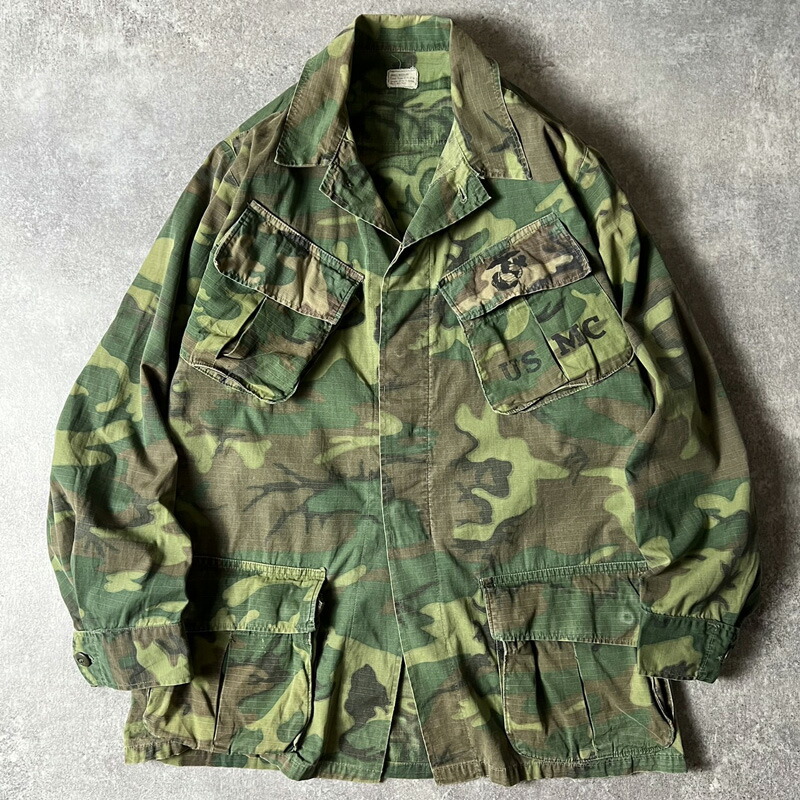 米軍放出品　実物　希少　ジャングルファティーグ　リーフパターン　ジャケット 米軍放出品 実物 希少 ジャングルファティーグ リーフパターン