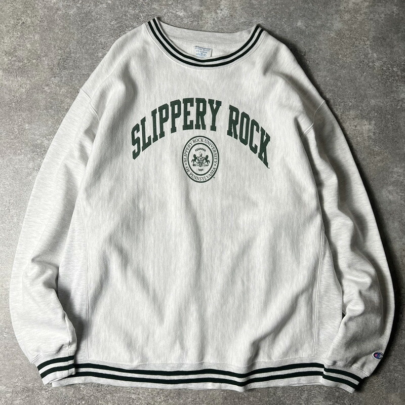 楽天市場】80s USA製 Champion 3段 カレッジ プリント リバース