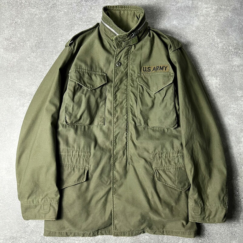60s 70s US ARMY 米軍実物 M-65 フィールド ジャケット S-L 2nd / 60年代 70年代 アルミジップ ビンテージ ミリタリー アーミー 【中古】 古着 アメリカ古着 USED ユーズド 中古 VINTAGE US古着 アメカジ|US古着 RUMRAGE 店