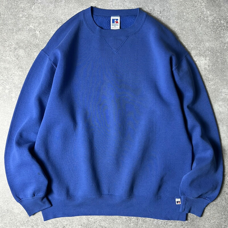 楽天市場】90s USA製 RUSSELL 無地 前V スウェット トレーナー XL / 90