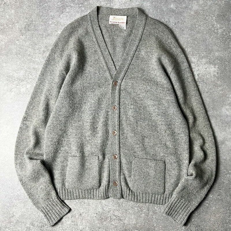 60s Jantzen USA製 モヘアカーディガン M アーガイル柄 2904 60's Jantzen argyle pattern mohair knit cardiga