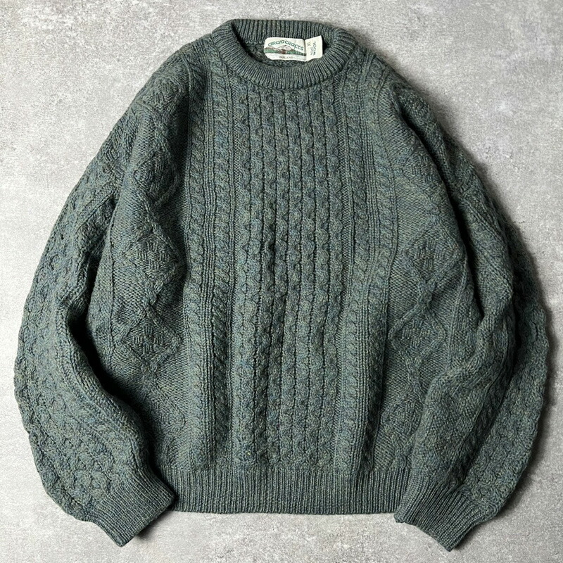 楽天市場】アイルランド製 aran crafts ウール フィッシャーマン