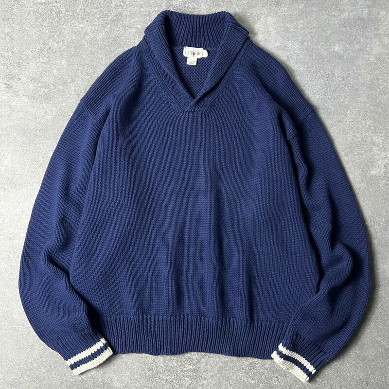 楽天市場】90s 巨人タグ J.CREW ロールネック コットン ニット