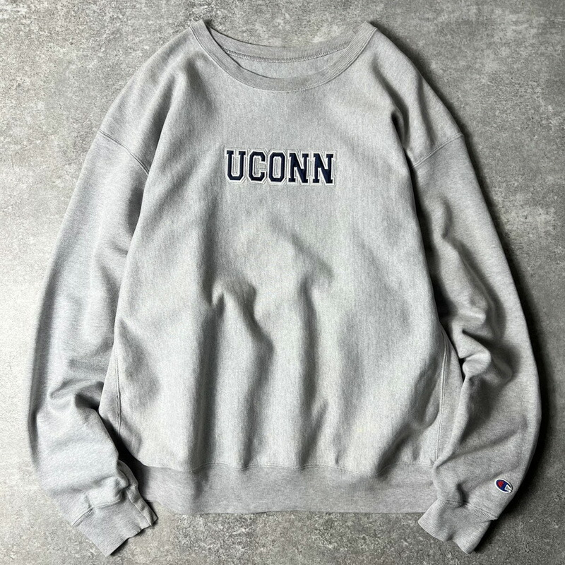 楽天市場】90s Champion カレッジ パッチ 刺繍 リバースウィーブ