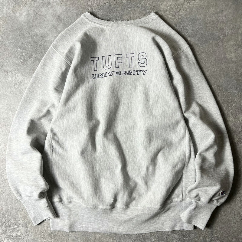 00s チャンピオン リバースウィーブ 古着 3段プリント アメカジ ストリート Champion／チャンピオン】3段プリント80sリバースウィーブ