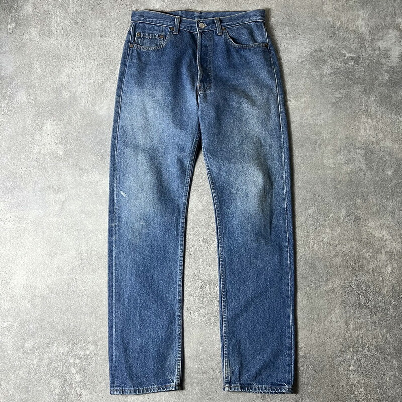 楽天市場】ヒゲ 90s USA製 Levis 501 0115 デニム パンツ 34 34 / 90