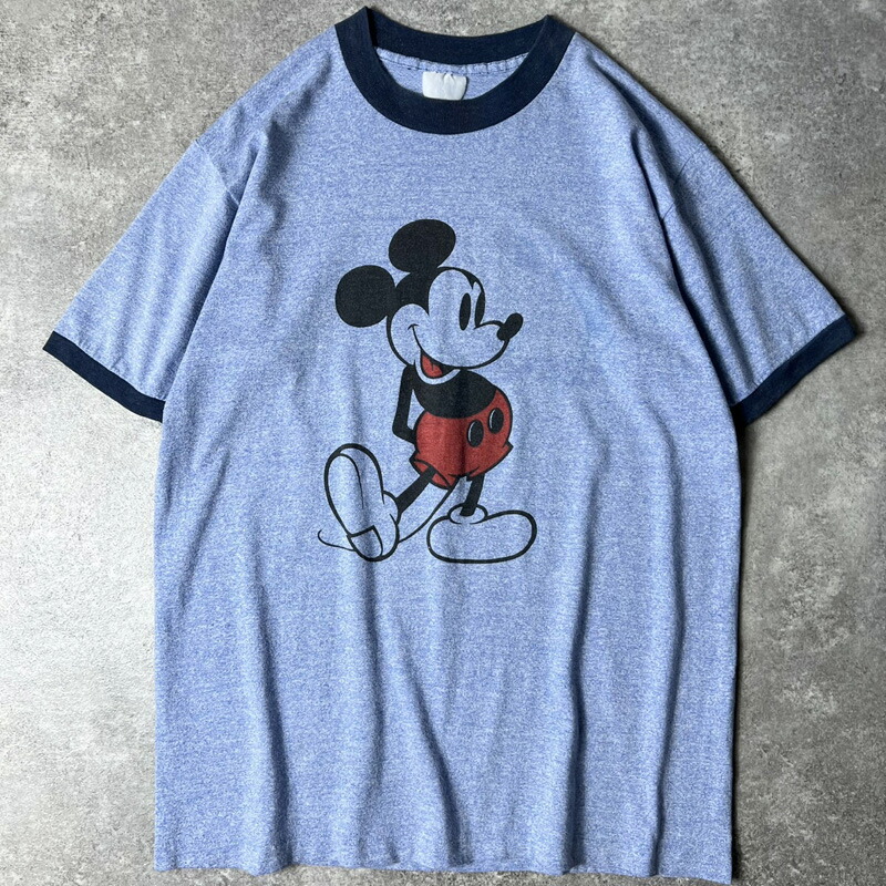 80s USED USA古着 ディズニー プリントTシャツ 半袖 vintage ヴィンテージ古着】80's Mickey / ミッキー プリントTシャツ USA