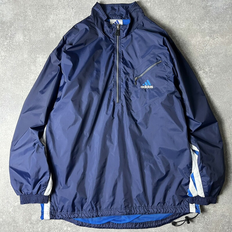 90s adidas ナイロンアノラックパーカー バックロゴ ハーフジップ、 楽天市場】90s adidas ライナー付き ハーフジップ ナイロン