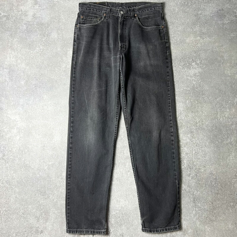 00s Levis 550 0260 黒いこと ジーンズ ズボン下 34 34 / 00年月日 リーヴァイズジーンズ カナダ製 年寄りの デニム ジーパン 黒 テーパード 【中古】 古着 亜米利加古着 USED ユーズド 中古 VINTAGE US古着 アメカジ
