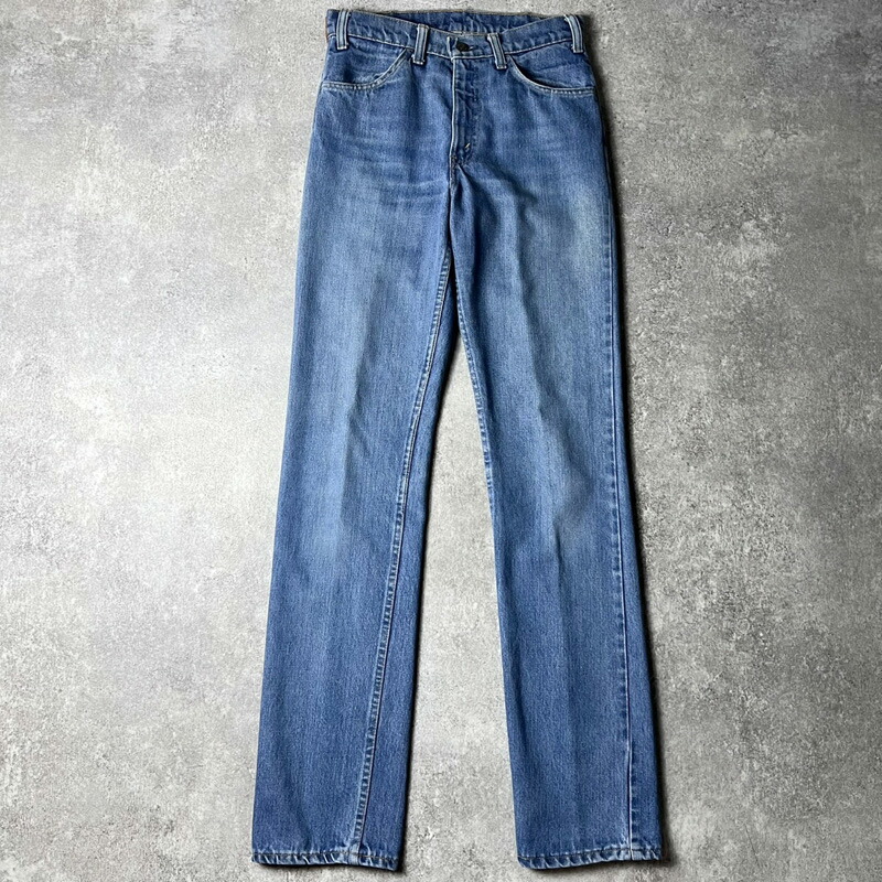66後期 70s USA製 Levis 519 0913 ジーンズ ズボン下 31 36 / 70年月日 亜米利加製 ビンテージ デニム ジーパン か細い 【中古】 古着 亜米利加古着 USED ユーズド 中古 VINTAGE US古着 アメカジ