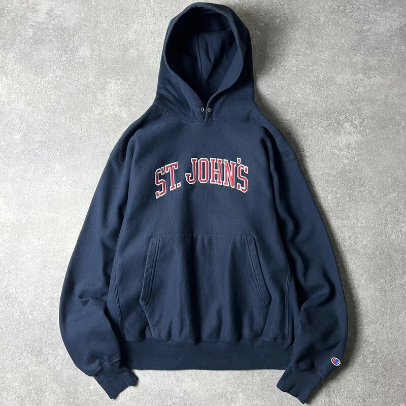 楽天市場】USA製 90s Champion R/W Sweat Hoodie 黒 M 刺繍タグ