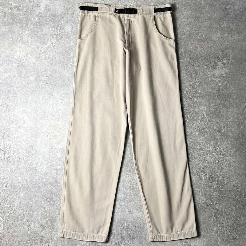 00s USA製 prAna コットン クライミング パンツ L / 00年代 アメリカ製 プラナ オールド カーキ チノパン カーゴ イージー 【中古】 古着 アメリカ古着 USED ユーズド 中古 VINTAGE US古着 アメカジ