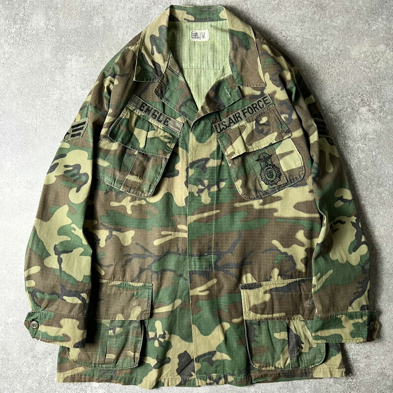 60's USARMY ジャングルファティーグ ベトナム 染み込み迷彩 1960's USMC Jungle Fatigue Jacket 60年代 米海兵隊 ジャングル
