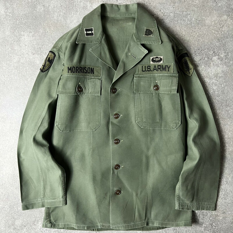 楽天市場】60s US ARMY 米軍実物 OG-107 コットン サテン