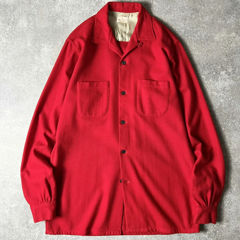 楽天市場】古着 VINTAGE ヴィンテージ 50s 60s 開襟 長袖 オープン