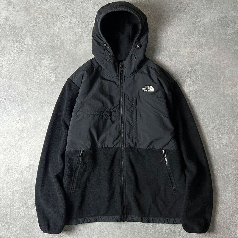 THE NORTH FACE POLARTEC フリース フード付き デナリ ジャケット L / ノースフェイス ナイロン 黒 ブラック DENALI パーカー 【中古】 古着 アメリカ古着 USED ユーズド 中古 VINTAGE US古着 アメカジ｜US古着 RUMRAGE 店 8,791円
