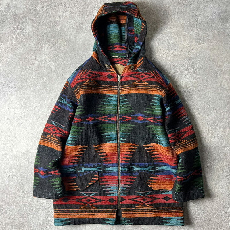 ★チマヨ　ビンテージ　ブランケット　ラグ★ 1920-1930s】チマヨ 卍 スワスティカ ラグ 《ネイティブ