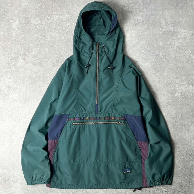 楽天市場】90s L.L.Bean ナイロン チロリアン アノラック パーカー XL